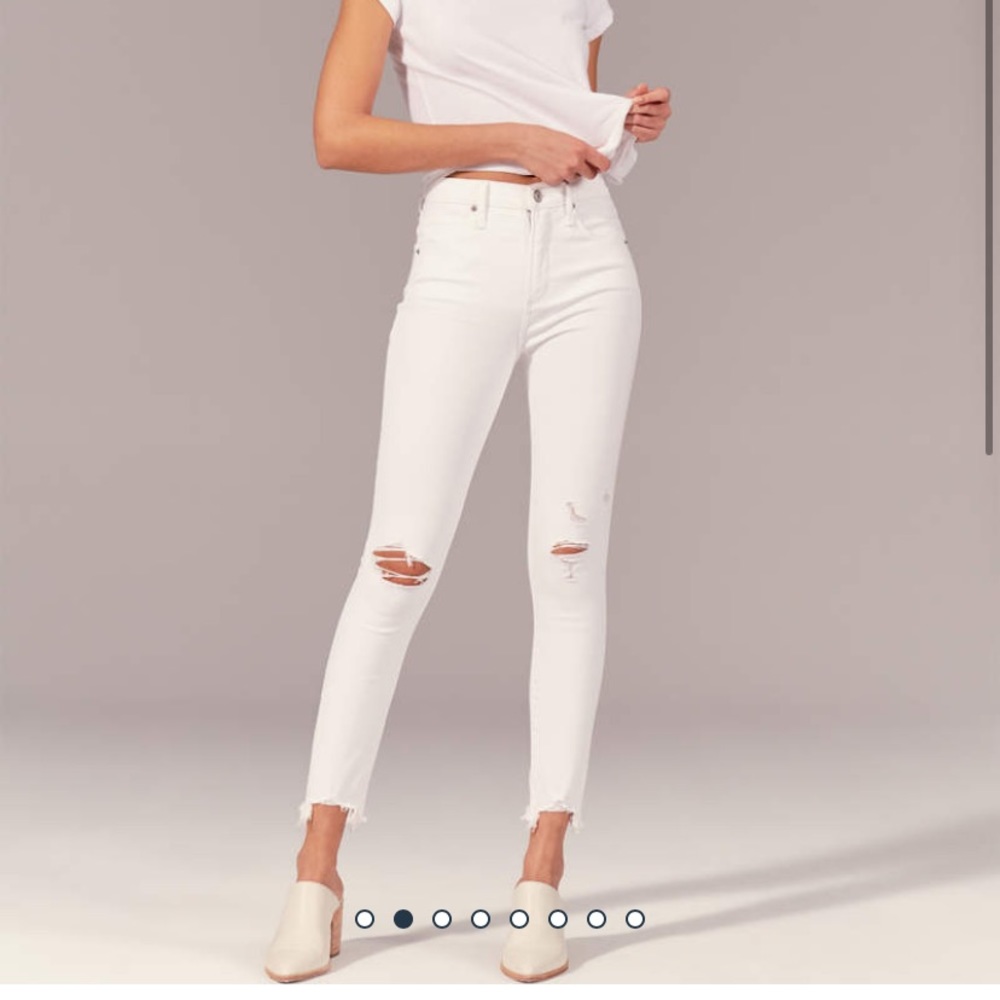 A+F Harper low rise super skinny jeans